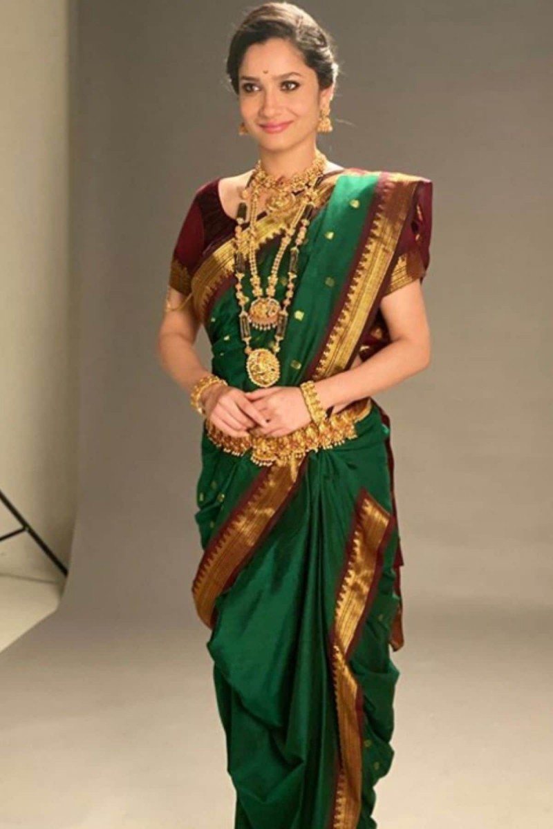 Ankita Lokhande's Marathi look surfaced, See pictures