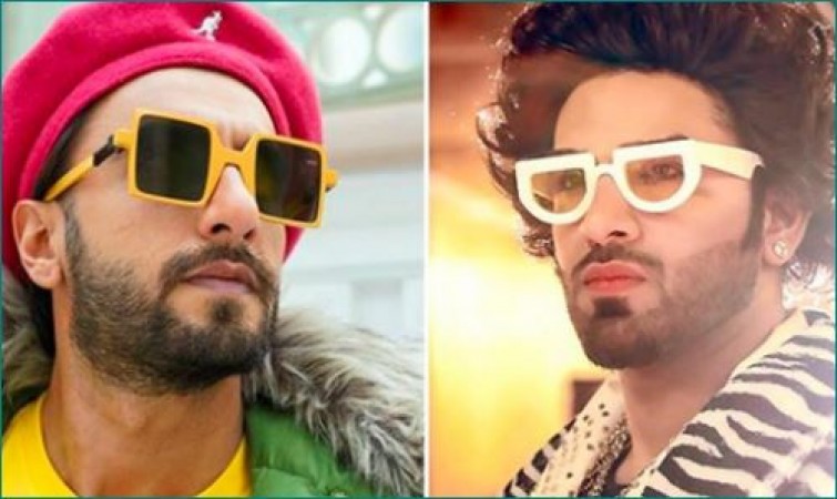 Paras Chabbra adopts Ranveer Singh's look for his new song