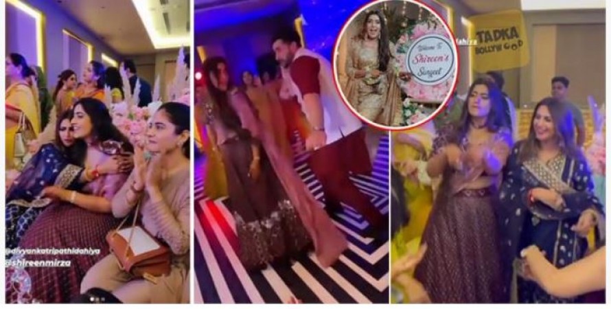 VIDEO: Divyanka makes a splash at onscreen Nanda's music ceremony