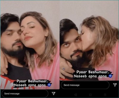 Hina Khan meets her boyfriend after leaving BB14