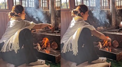 This famous actress cooking on stove leaving serial work