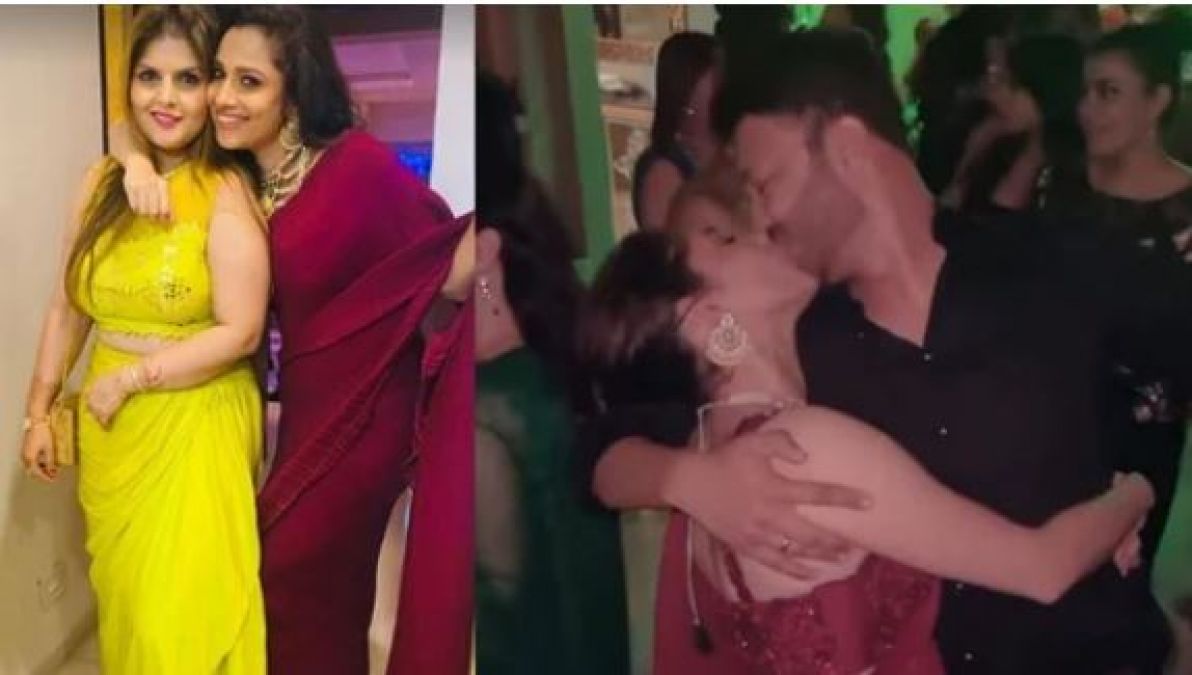 Ankita and Vicky seen kissing at the party
