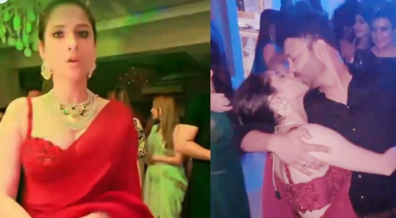 Ankita and Vicky seen kissing at the party