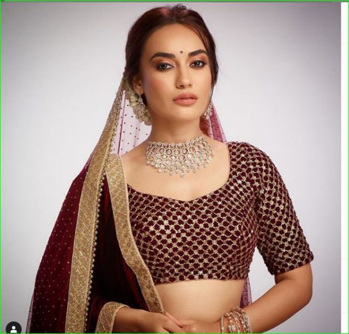 Surbhi Jyoti stuns in red lehenga choli, check out pic here