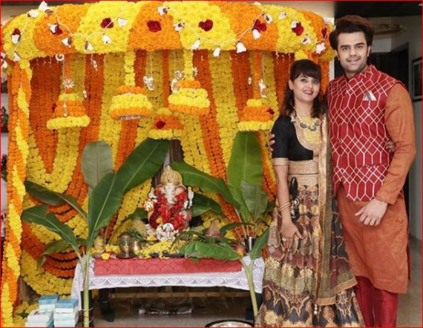 Ganpati Bappa entered this TV couple's house with great fanfare!