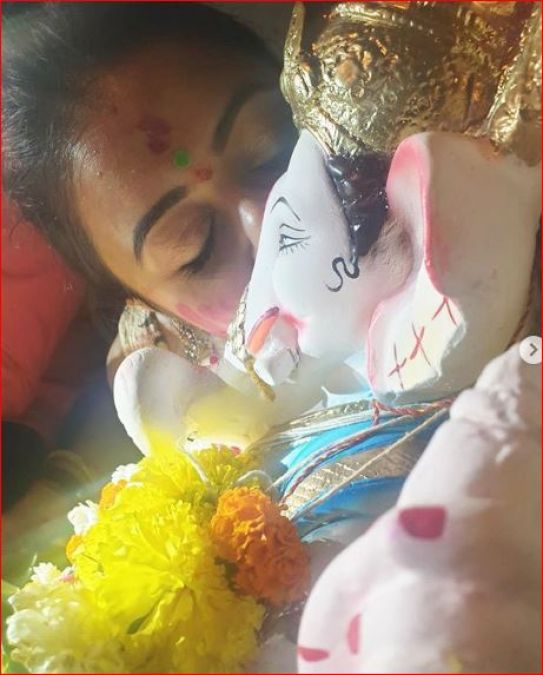 Devoleena's look during Ganesh Visarjan is going viral, See picture