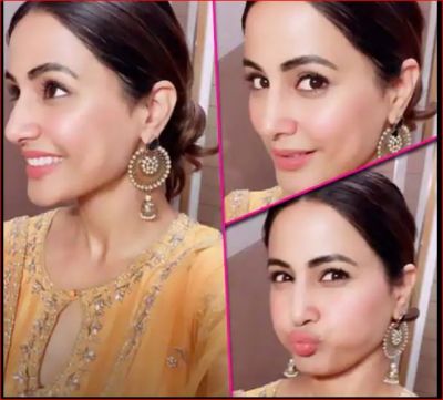 Hina Khan looked very attractive in Salwar Kameez; see pictures!