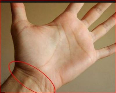If you have such a Tropic line in your hand then your first child will be a girl