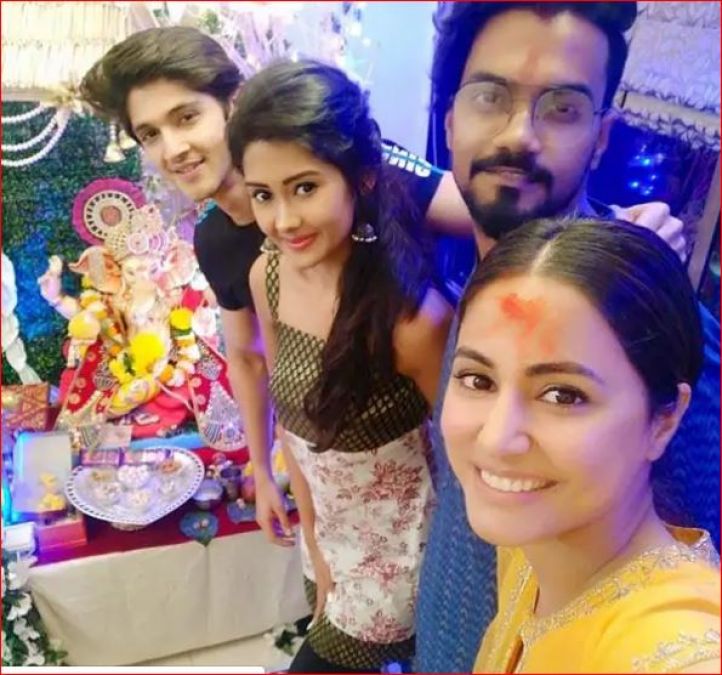 Ganesh Chaturthi: Heena Khan celebrated fiercely with son and daughter-in-law