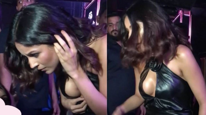 VIDEO! Shehnaaz Gill Faces an 'Oops' Moment as Her Dress Malfunctions at a Packed Event