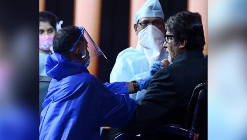 Big B shares beautiful pictures from the set of KBC