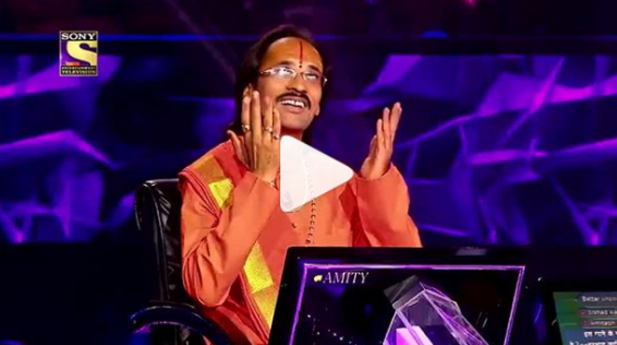 KBC 11: This Panditji kept fast to meet Amitabh Bachchan, see the video