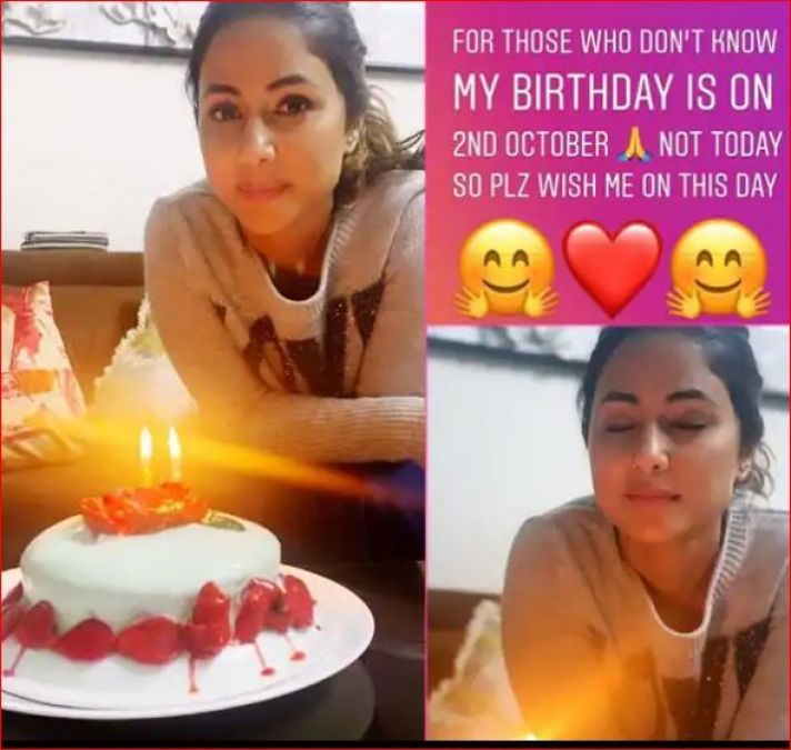Photo: Hina Khan's Pre-birthday celebration beings, numerous cakes sent by fans