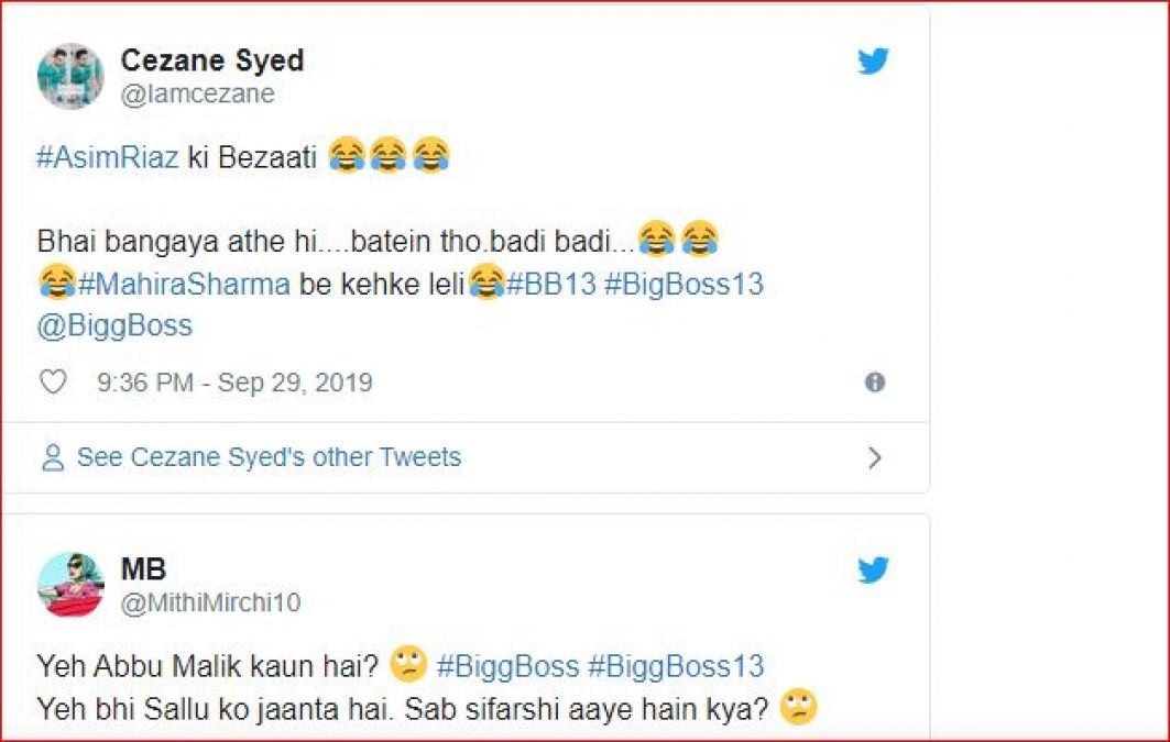 Bigg Boss 13: users commented about contestants on social media, wrote 'Will cry a lot ...'
