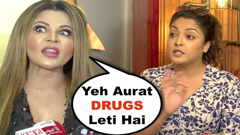 राखी सावंत ने लगाया तनुश्री पर सनसनीखेज आरोप, 'ड्रग्स लेती हैं तनुश्री'