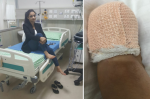 The tele actress Madirakshi faced surgery