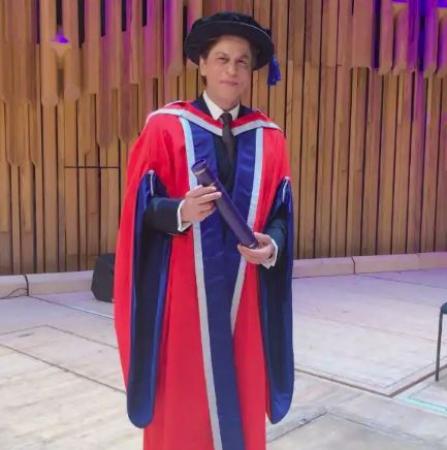 Shah Rukh Khan receives doctorate in Philanthropy by The University of Law, London
