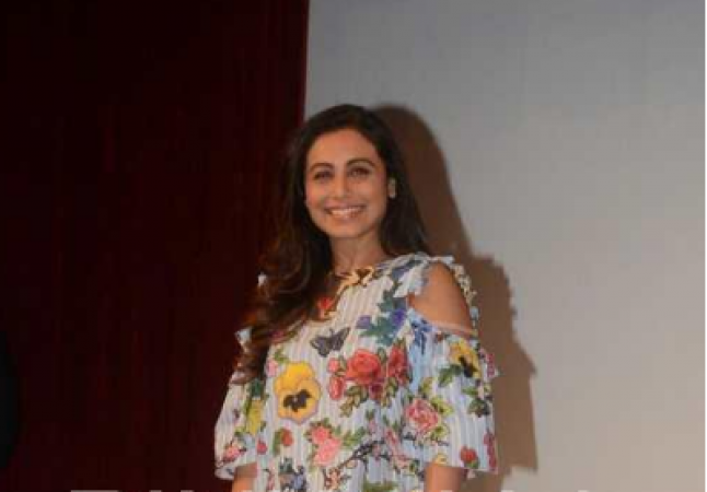 Rani Mukerji donned in a floral print for an event, have a look