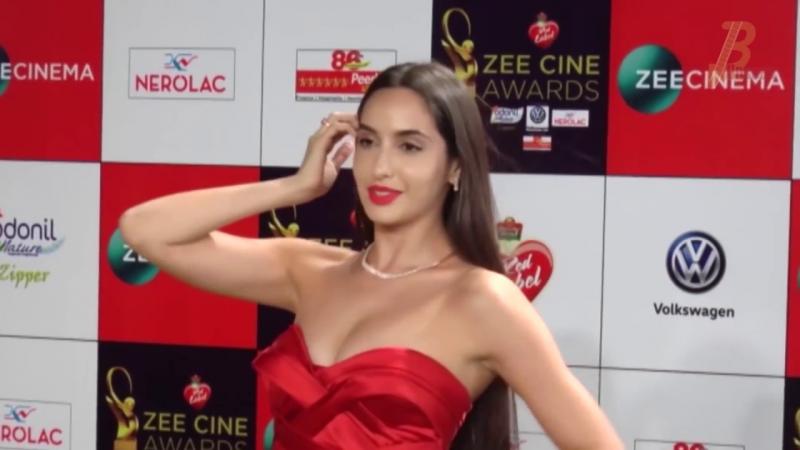 Nora Fatehi's dance moves at Zee Cine Awards goes viral on the internet, watch it here