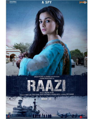 Alia Bhatt in a deadly spy look in the new poster of 'Raazi'