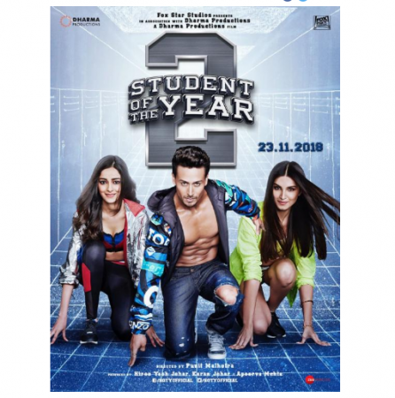 Kickass poster of 'Student of the Year 2' have a look