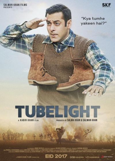 Salman is saluting in the new poster of Tubelight