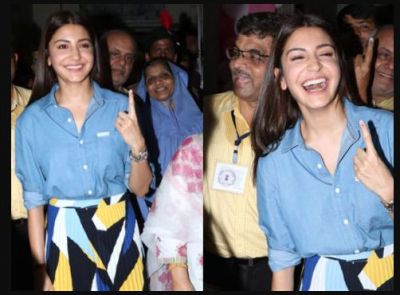Bollywood actress Anushka Sharma got a pleasant surprise in polling booth; shares her experience
