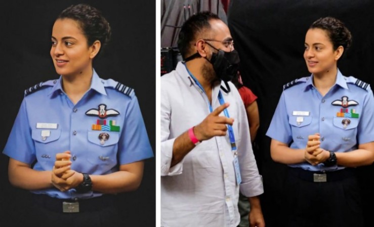 Kangana Ranaut dons Air Force uniform, begins next schedule of Tejas