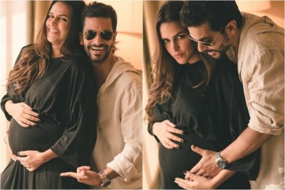 Angad Bedi surprises ‘love’ Neha Dhupia with sweet note on her birthday