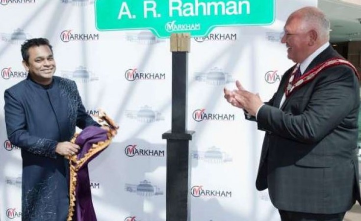 Canada has named a street after A R Rahman,  shared a post, I never imagined this ..