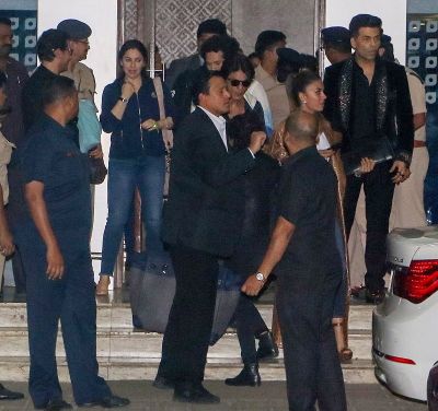 Isha Ambani's sangeet Night :SEE PICS, Shah Rukh Khan, Aamir Khan, Karan Johar, Ayan Mukerji return in Mumbai