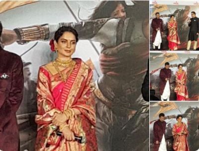 SEE PICS: Kangana Ranaut looks royal in the perfect warrior queen avatar at Manikarnika Trailer launch