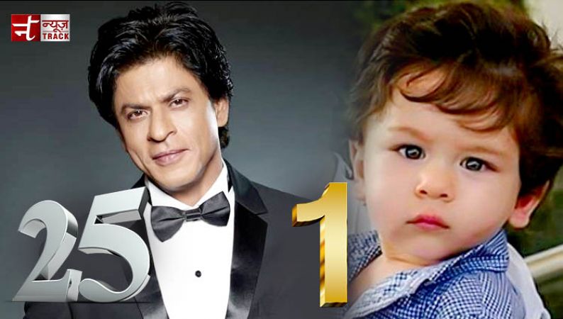 Silver anniversary of SRK in Bollywood and Taimur first Birthday on the same day.