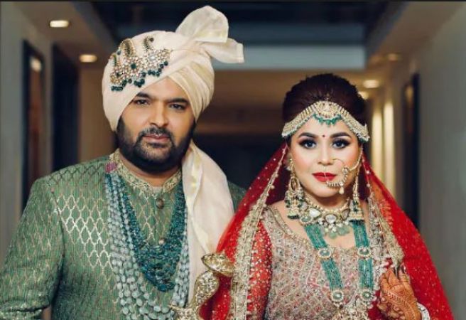 Check out the videos from Kapil Sharma and Ginni Chatrath  Delhi reception