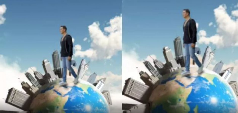 Video!! Akshay Kumar’s walk over Indian Map, Netizein Brutally trolled him