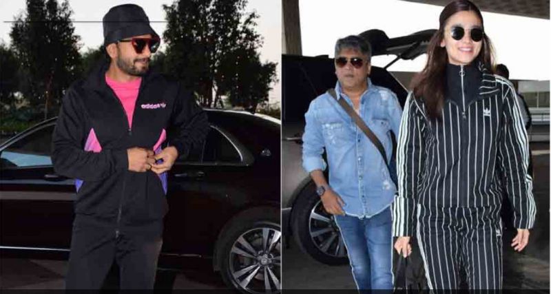 'Gully Boy' cast spotted at Mumbai airport with Director