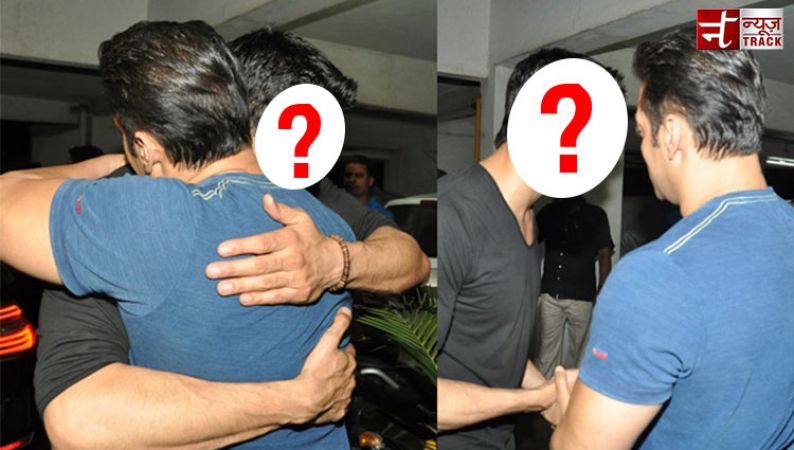 Salman Khan Hug this person on kiss day. Guess to whom?