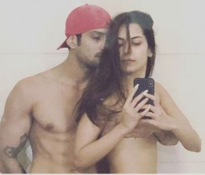 Prateik Babbar and his wife go topless, check out the photo of electric chemistry between the two