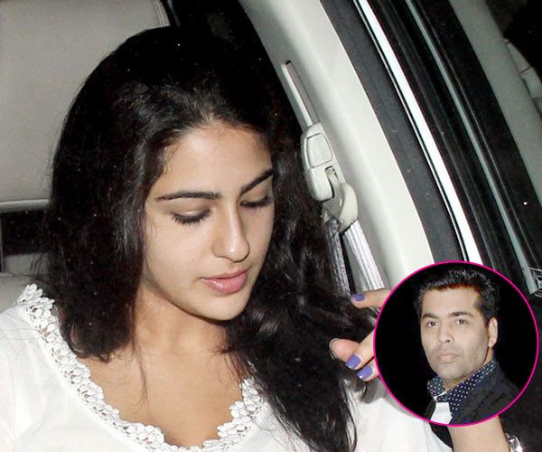 Sara Ali Khan in trouble whether to work with KJo or not