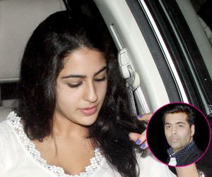Sara Ali Khan in trouble whether to work with KJo or not