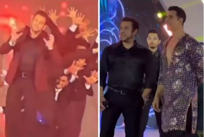 Watch, Salman Khan and Akshay Kumar dance at a wedding in Delhi, Video went viral
