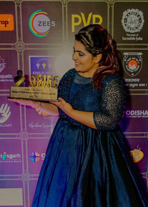 Ms. Mehek Purohit, Founder of India's Best Social Media Agency - Chakli Art Gets Felicitated at DPIFF 2021!