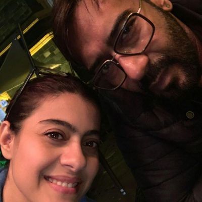 Kajol shared an adorable selfie with hubby Ajay Devgn on completion of 18th year of their marriage