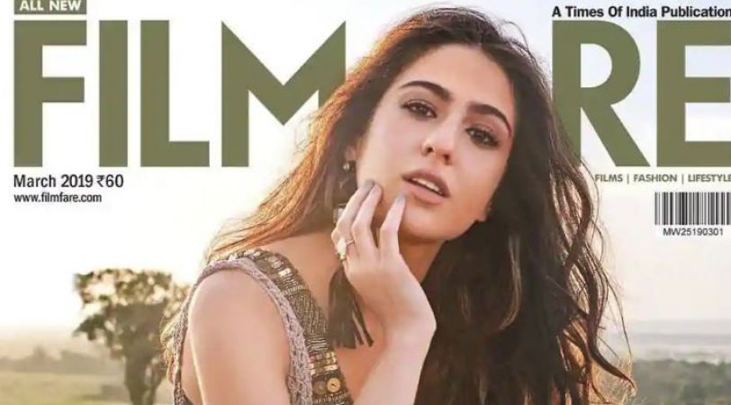 Check out the Sara Ali Khan's inside photo from her first-ever magazine cover shoot