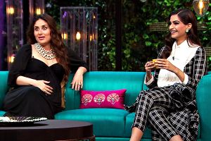 Bebo is seen in the mood to slay while sitting on couch of KWK