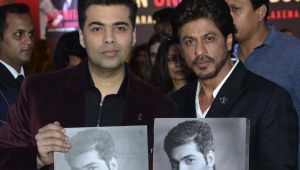 Karan and SRK didn't stop praising each other at book launch of 'An Unsuitable Boy'!!!