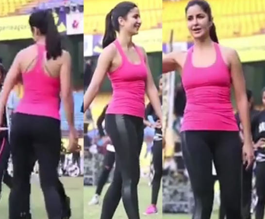 Katrina Kaif spotted practicing dance to get the perfect Pahadi dance form for Thugs of Hindostan