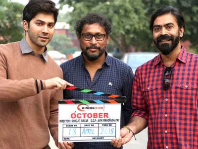 Varun Dhawan enjoys shooting for his movie ‘October’ and now looking forward for promo’s