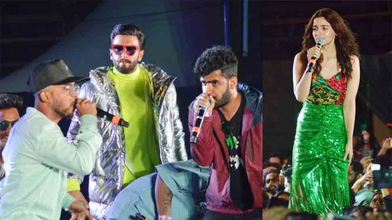 'Gully Boy' new music album launch, Ranveer Singh and Alia Bhatt looks amazing
