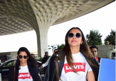 Twinning and winning: Deepika Padukone and sister Anisha Padukone spotted at airport in the same outfit